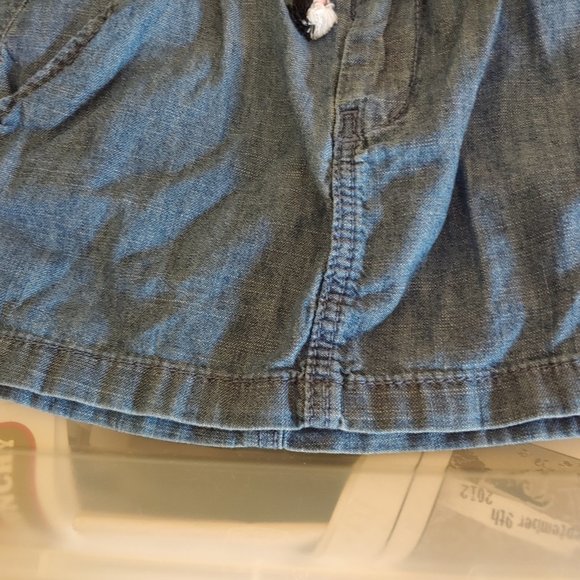 L.O.G.G. by H&M Girls Denim Skirt w/Rope Belt 7-8 - Picture 5 of 8
